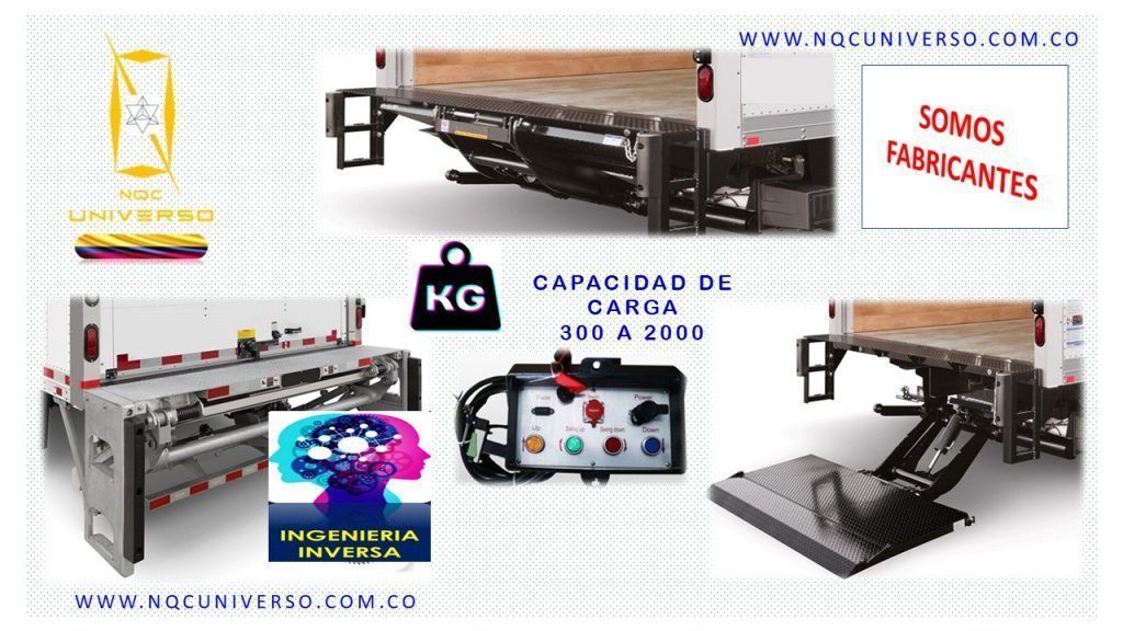 CARGADORES Y PLATAFORMAS HIDRAULICAS DE CARGUE PARA CAMIONES FURGONES
