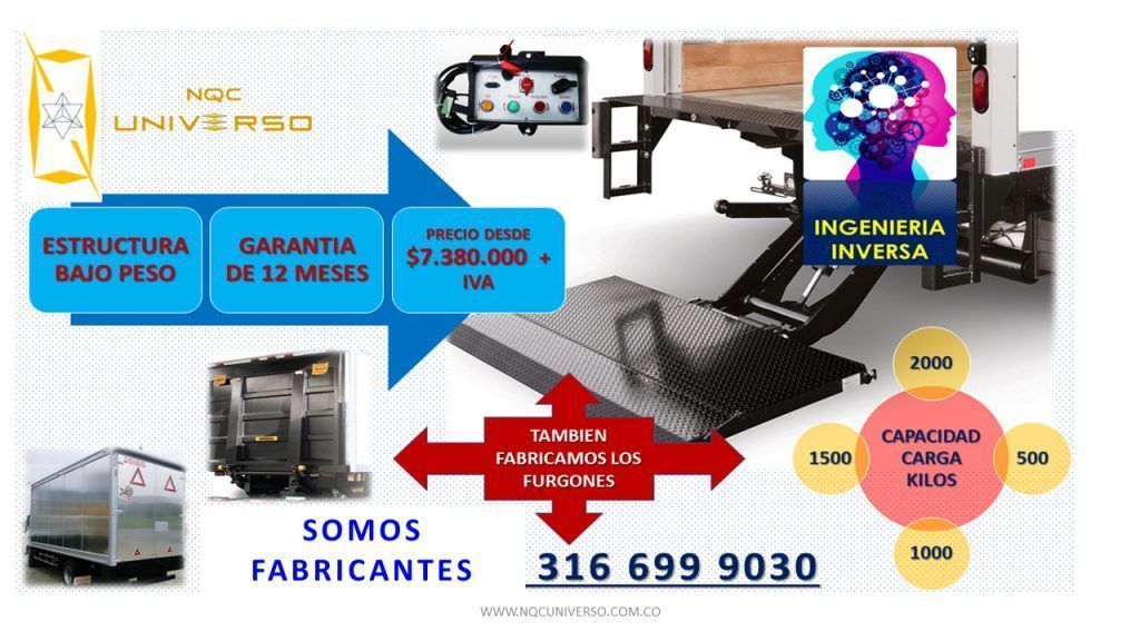 ELEVADORES Y PLATAFORMAS HIDRAULICAS DE CARGA PARA CAMIONES