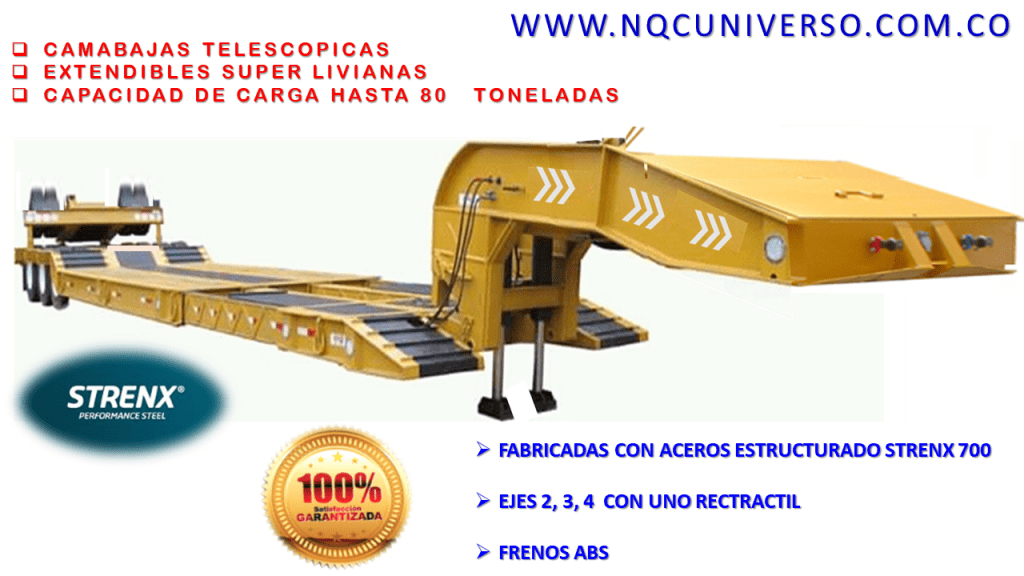 FABRICANTES DE CAMABAJAS TELESCOPICAS CUELLO FIJO Y DESMONTAABLE