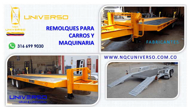 FABRICANTES DE REMOLQUES Y SEMIREMOLQUES GRANDES Y PEQUEÑOS