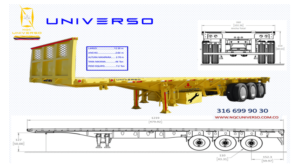 PLANCHON TRAILER ESTANDAR Y TELESCOPICOS PARA TODO USO