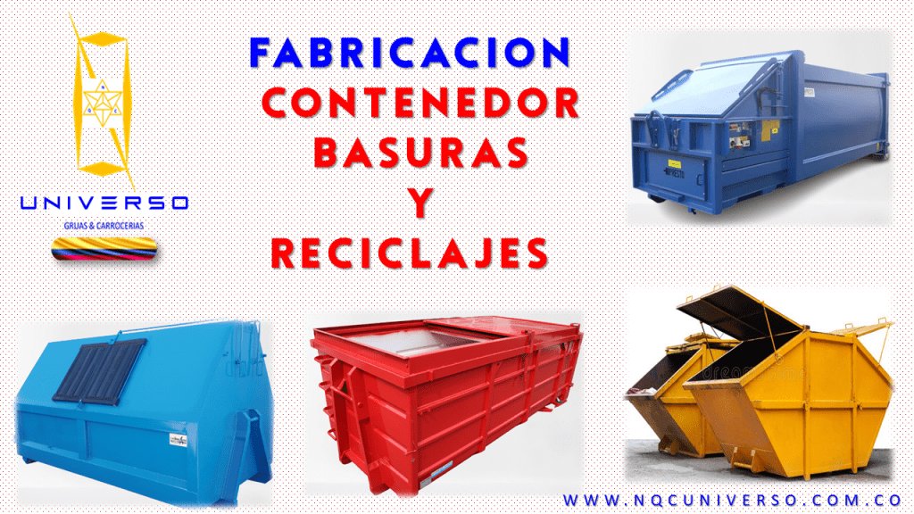 FABRICACION CONTENEDORES PARA BASURA Y RECICLAJE METALICOS